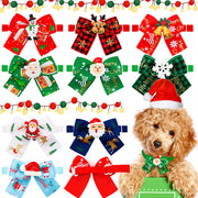 Christmas Pet Bow Tie | Dog & Cat Accessories
