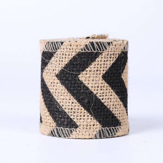 Natural Burlap Ribbon Roll for DIY Crafts & Home Décor