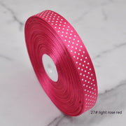 Polka Dot Ribbon Handmade Bow for DIY Crafts