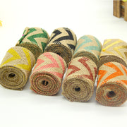 Natural Burlap Ribbon Roll for DIY Crafts & Home Décor