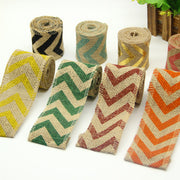 Natural Burlap Ribbon Roll for DIY Crafts & Home Décor