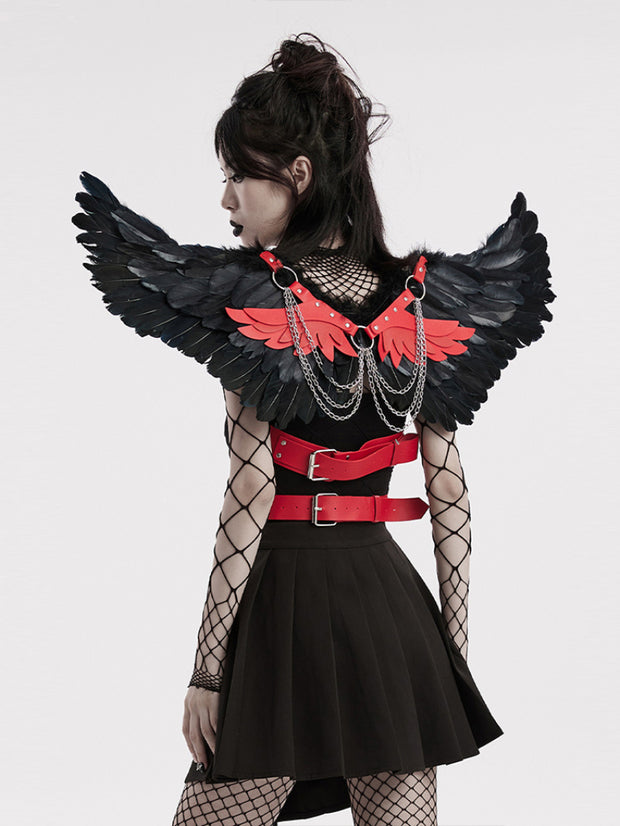 Feather Wings Strap Accessories | Punk Style Halloween