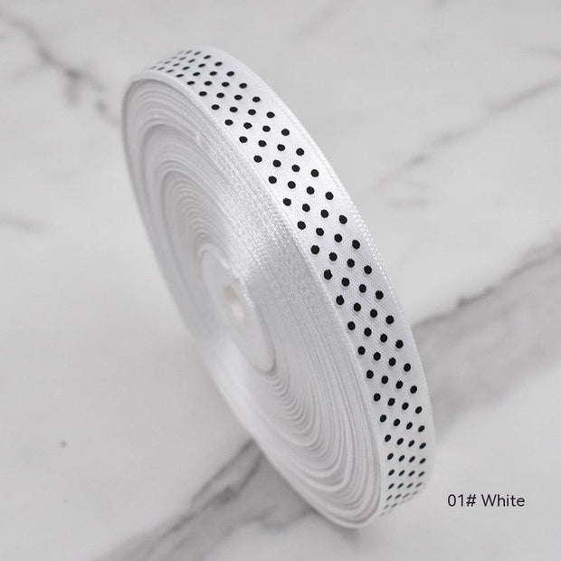 Polka Dot Ribbon Handmade Bow for DIY Crafts